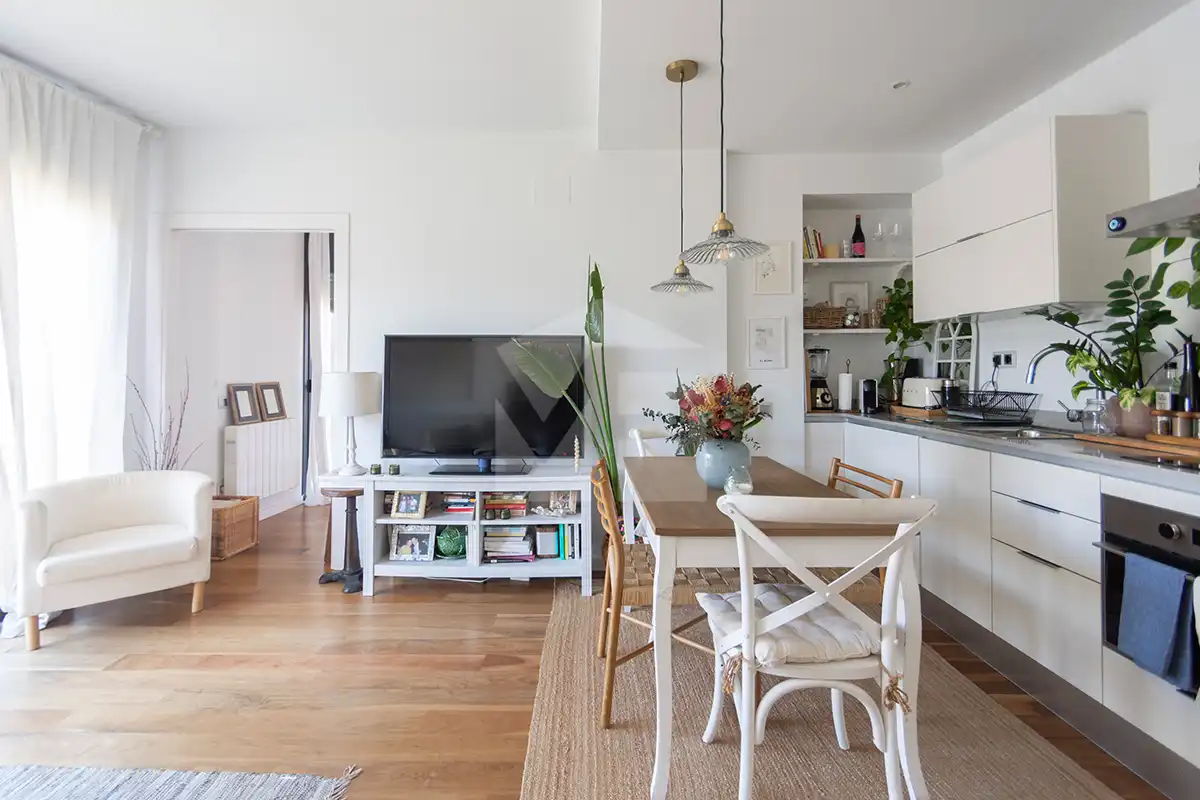 Living room of Flat for sale in Barcelona  with Air Conditioner and Heating