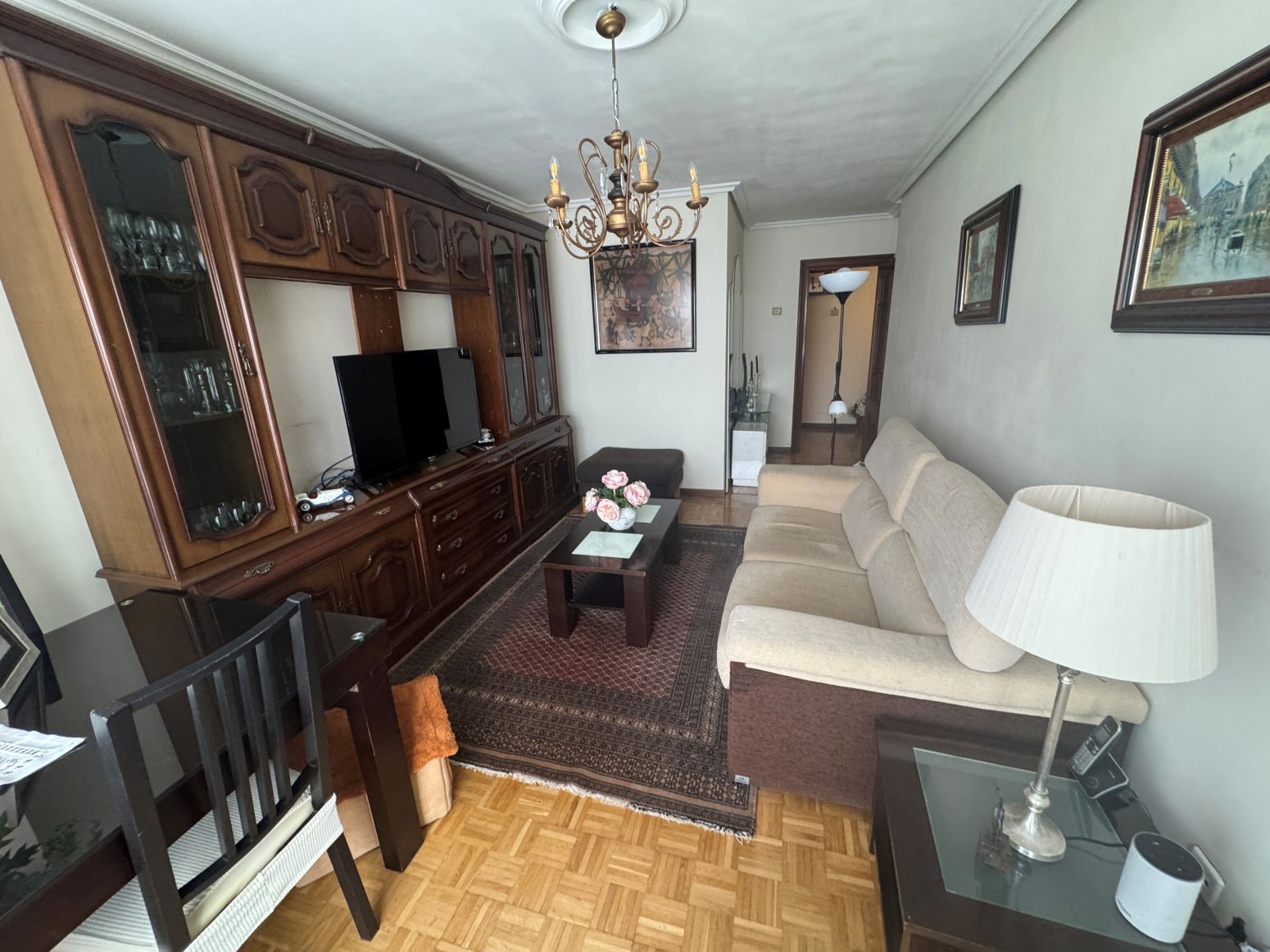 Living room of Flat for sale in Avilés  with Heating and Parquet flooring