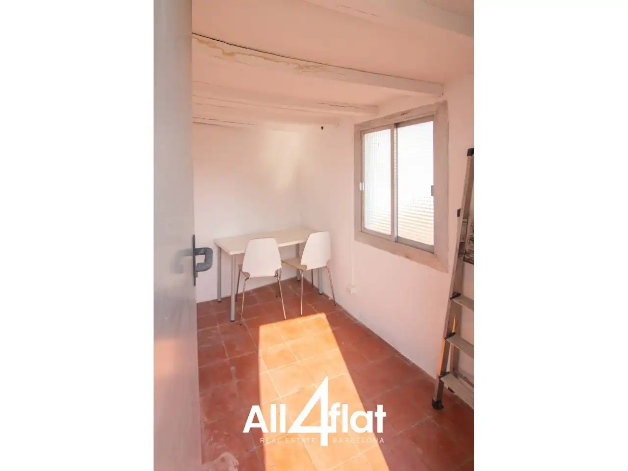 Dormitori de Àtic de lloguer en Barcelona amb Aire condicionat, Parquet i Terrassa