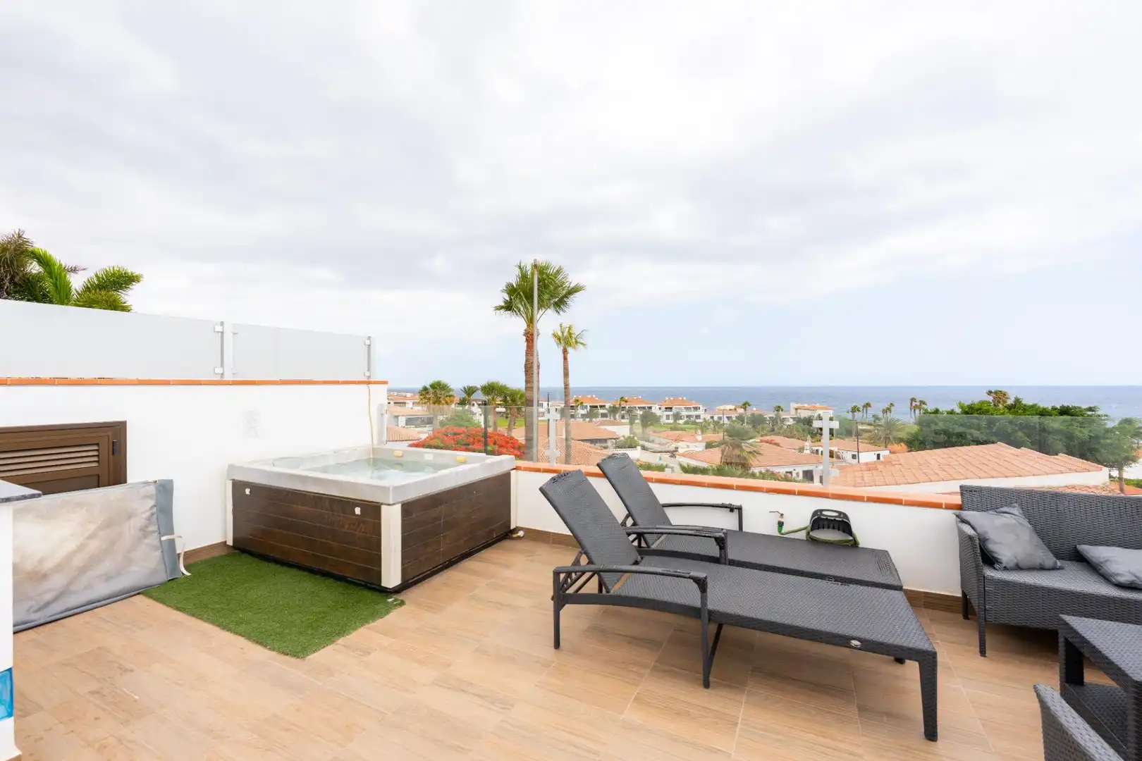 Terrassa de Casa o xalet en venda en San Miguel de Abona amb Aire condicionat, Jardí privat i Terrassa