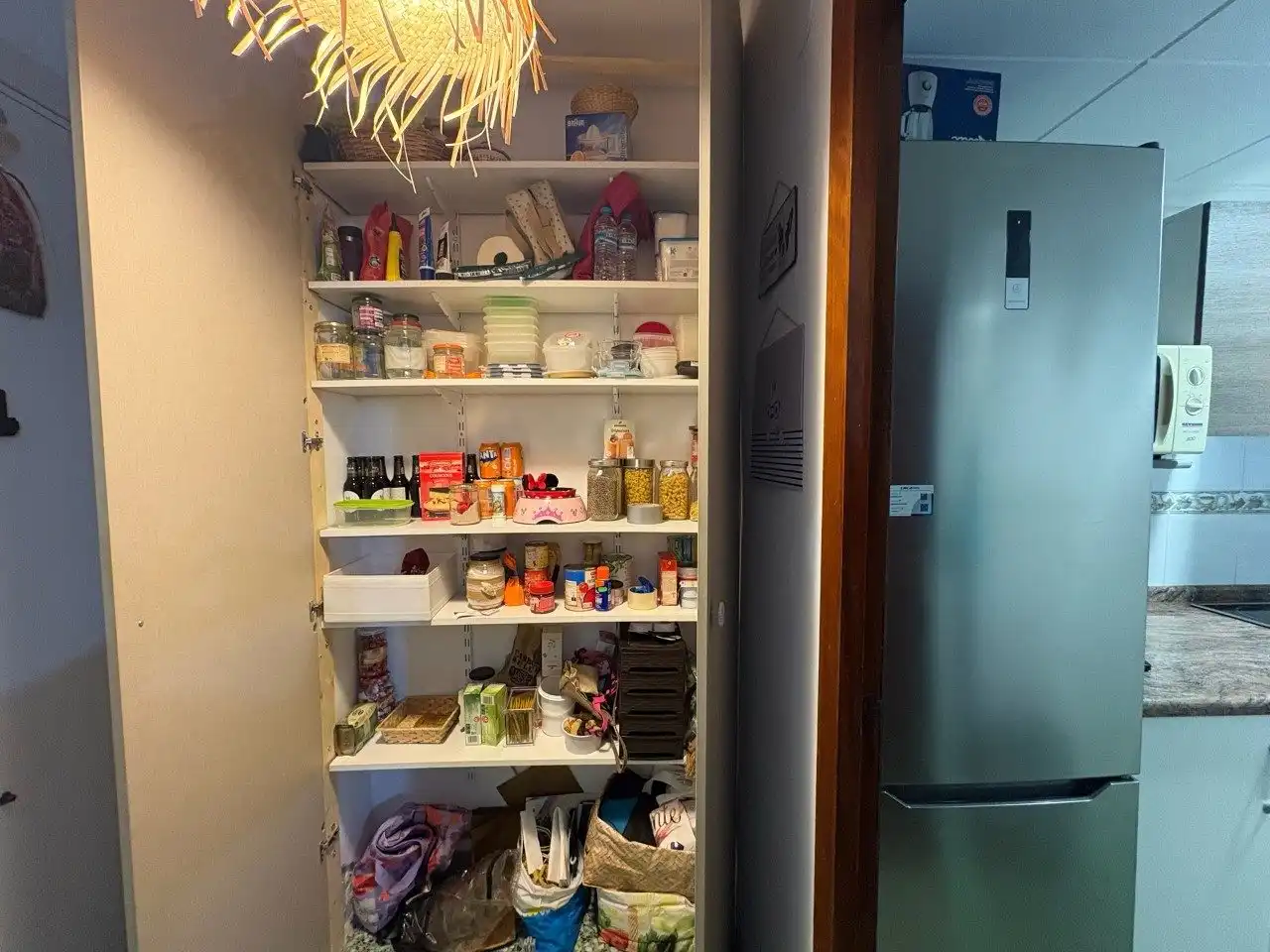 Küche von Wohnung zum Verkauf in Cullera mit Klimaanlage, Privatgarten und Terrasse