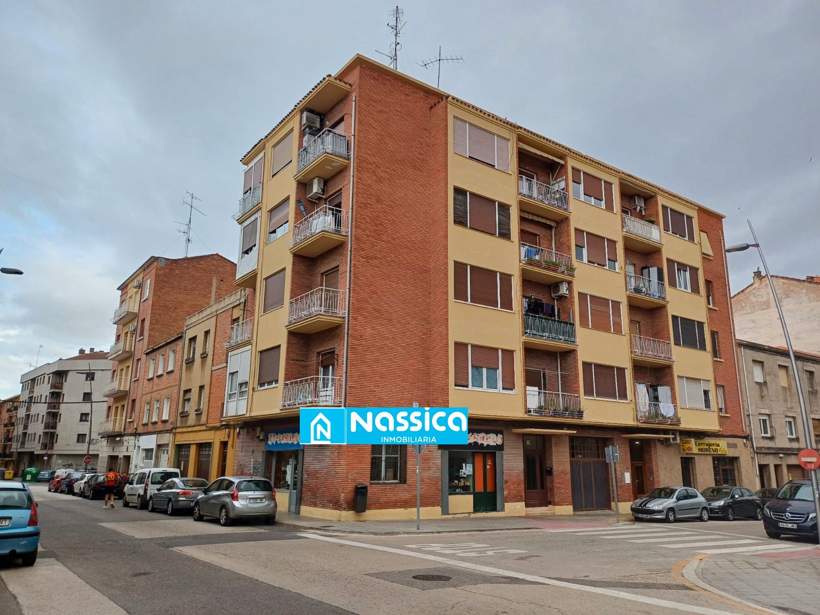 Exterior view of Flat for sale in Calahorra  with Heating, Terrace and Furnished