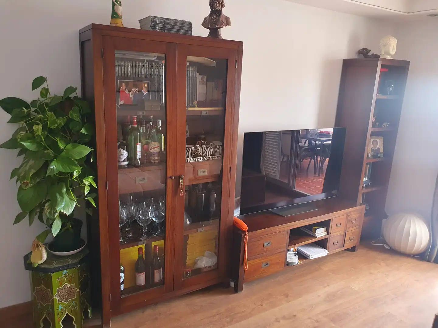 Sala de estar de Casa adosada de alquiler en Roquetas de Mar con Aire acondicionado, Calefacción y Parquet