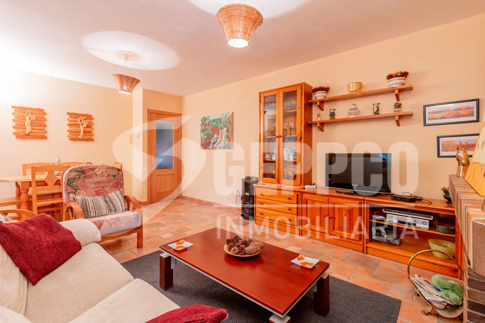 Living room of Houses for sale in Illana  with Heating and Private garden