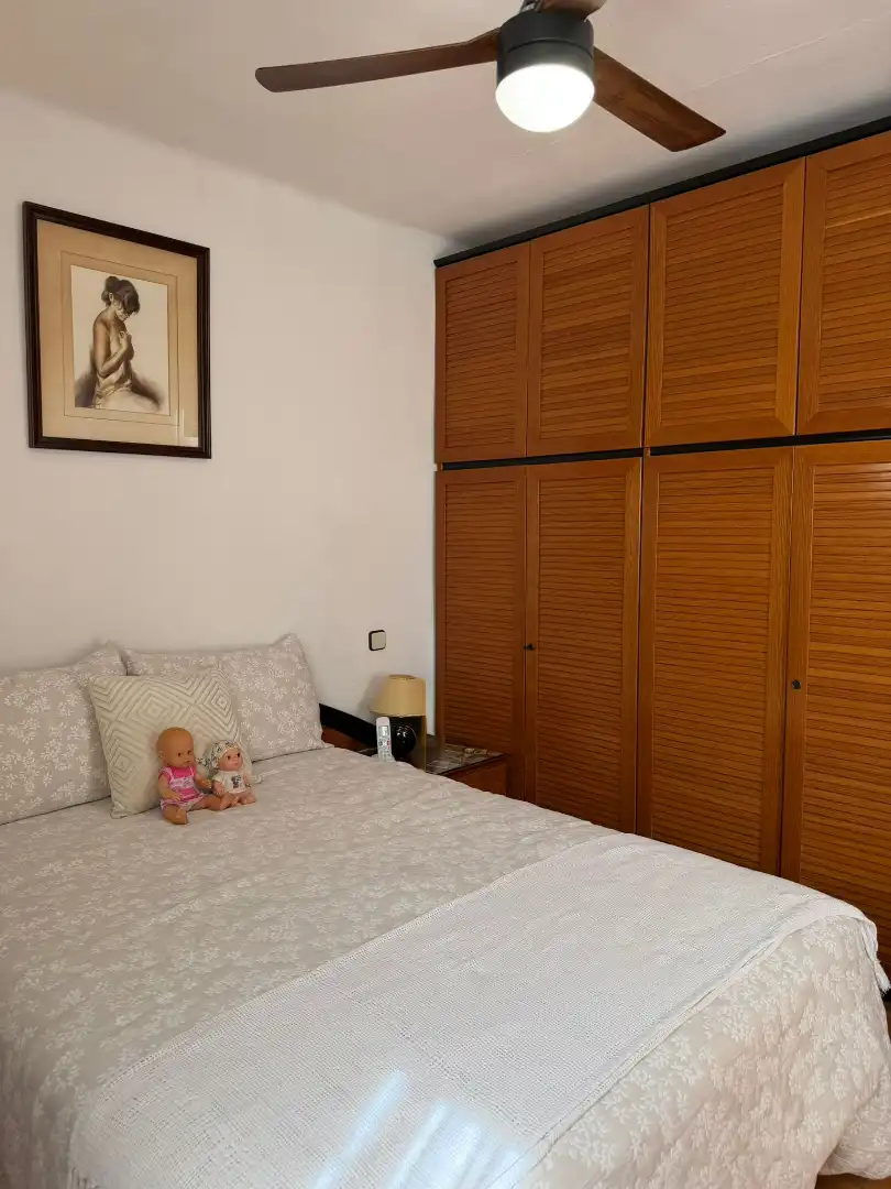 Bedroom of Flat for sale in Cornellà de Llobregat  with Air Conditioner and Furnished