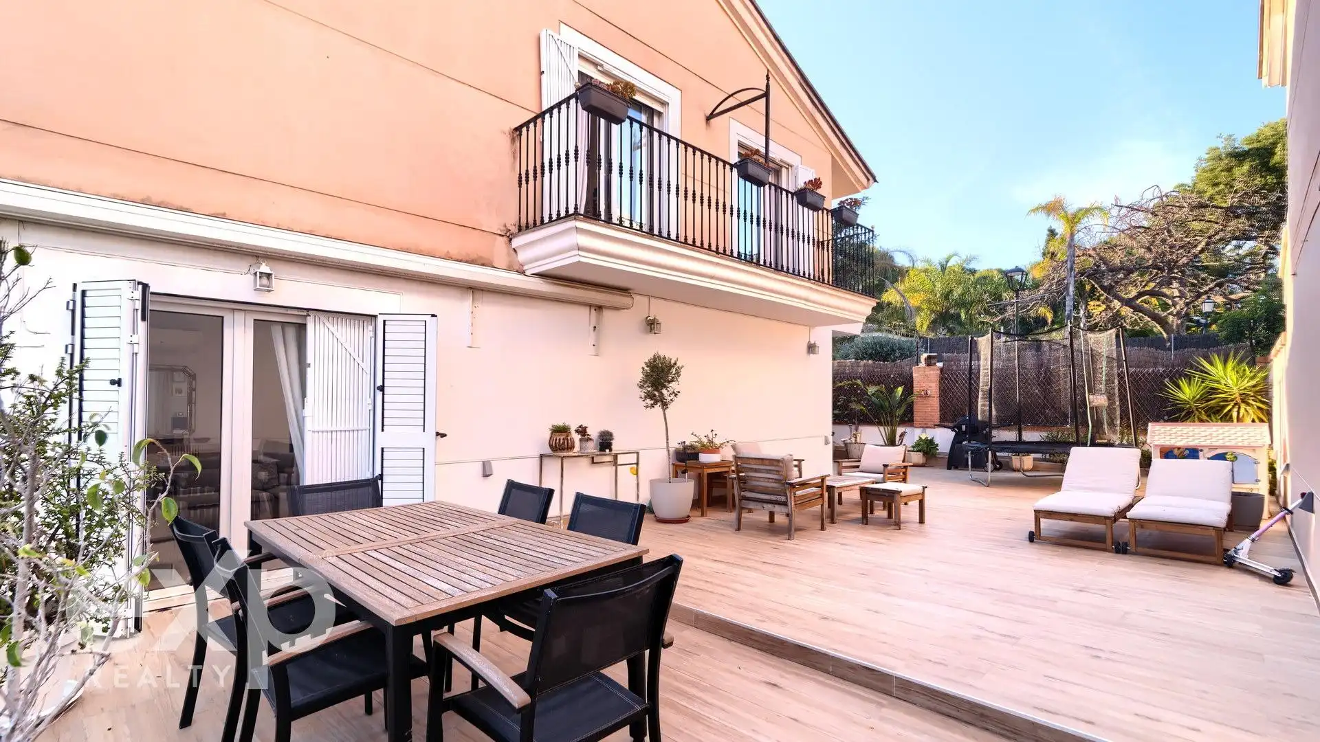 Terraza de Casa o chalet en venta en Godella con Aire acondicionado, Calefacción y Jardín privado