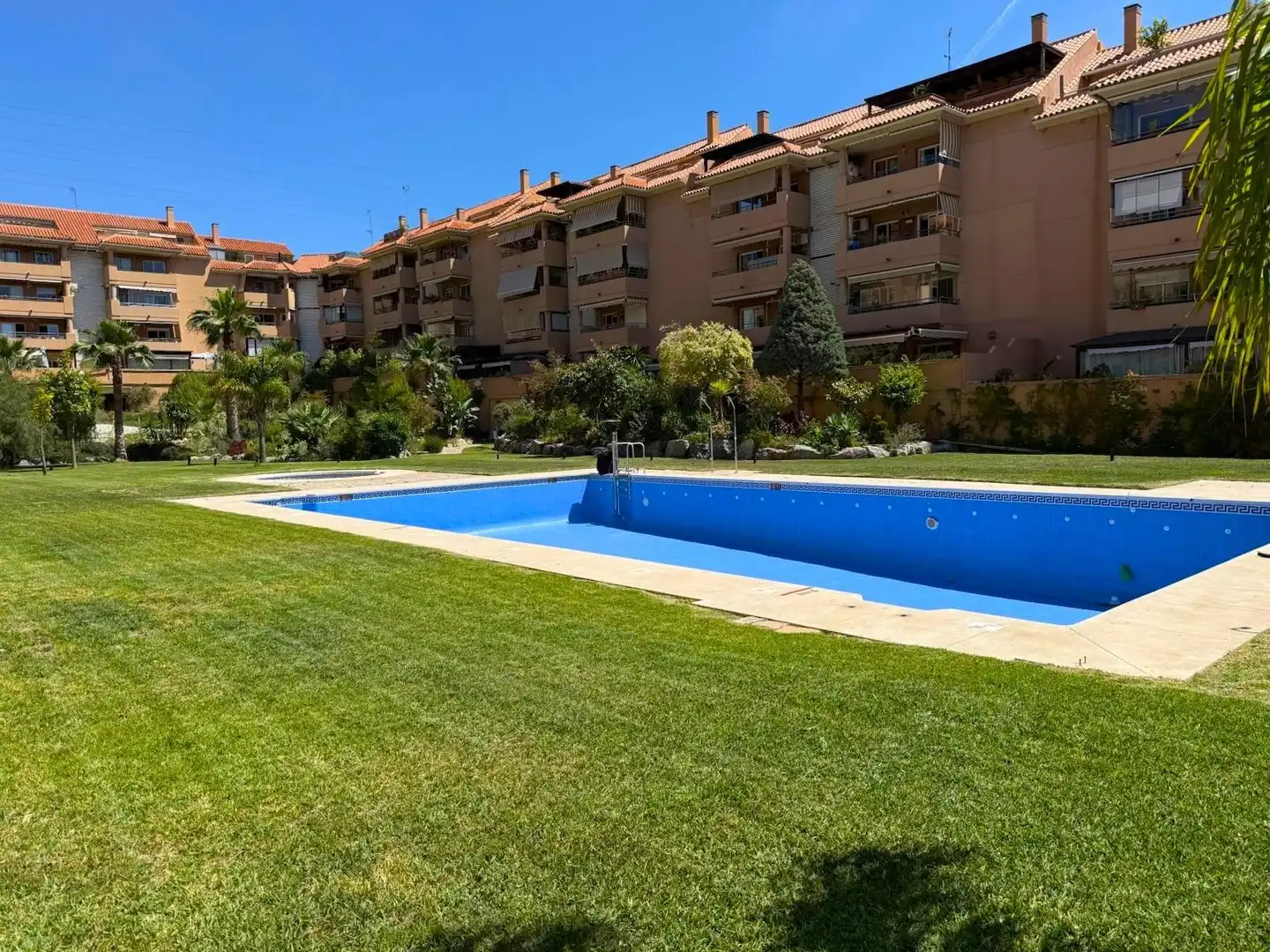 Swimming pool of Flat for sale in Málaga  with Heating, Private garden and Terrace