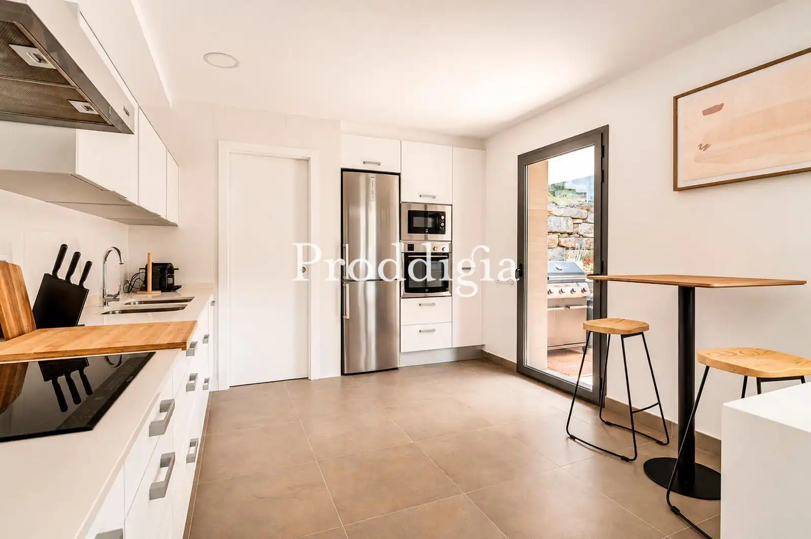 Cocina de Casa o chalet de alquiler en Barcelona con Aire acondicionado, Calefacción y Amueblado