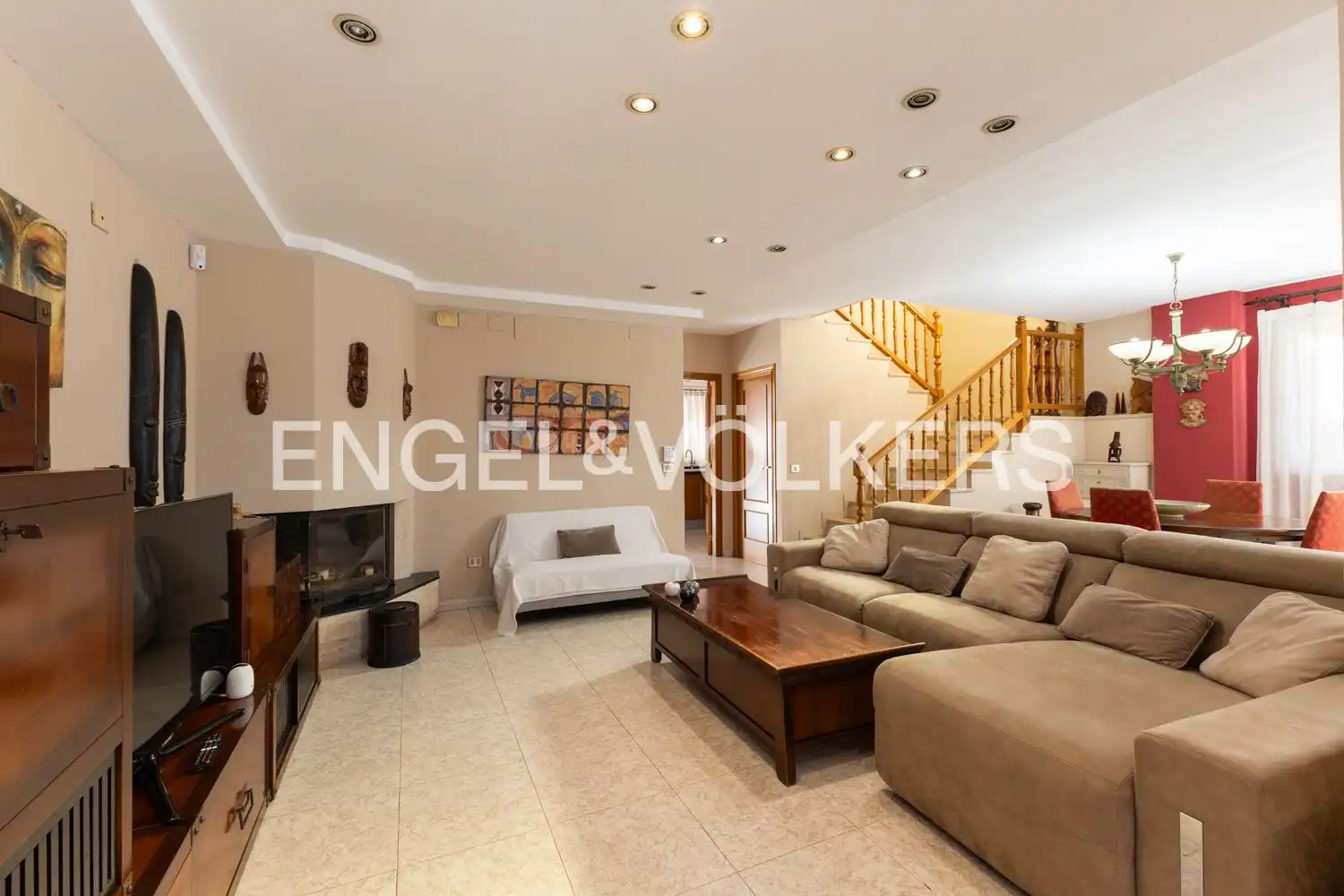 Sala de estar de Casa o chalet de alquiler en Benicasim / Benicàssim con Aire acondicionado, Calefacción y Jardín privado