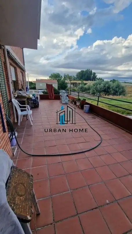 Terrace of Flat for sale in Villarejo de Órbigo  with Heating, Terrace and Storage room