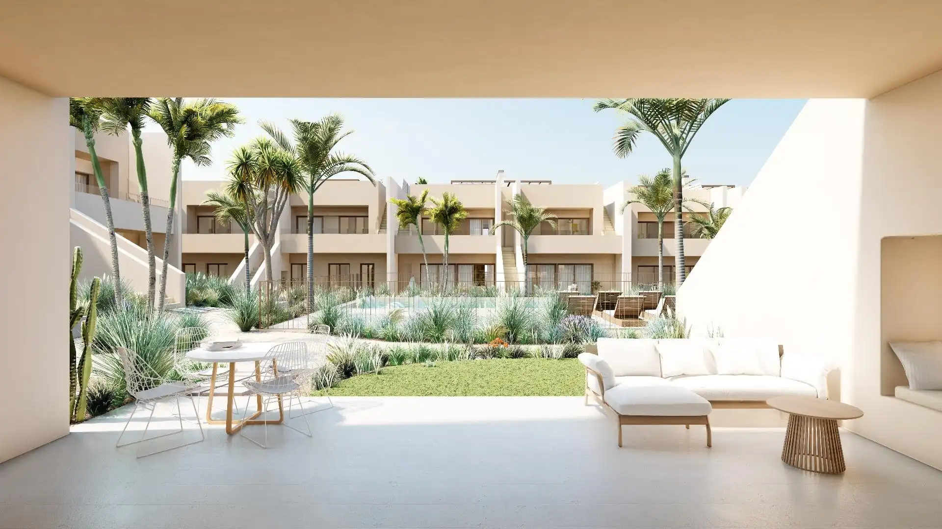 Terrassa de Casa o xalet en venda en Los Alcázares amb Aire condicionat, Jardí privat i Terrassa