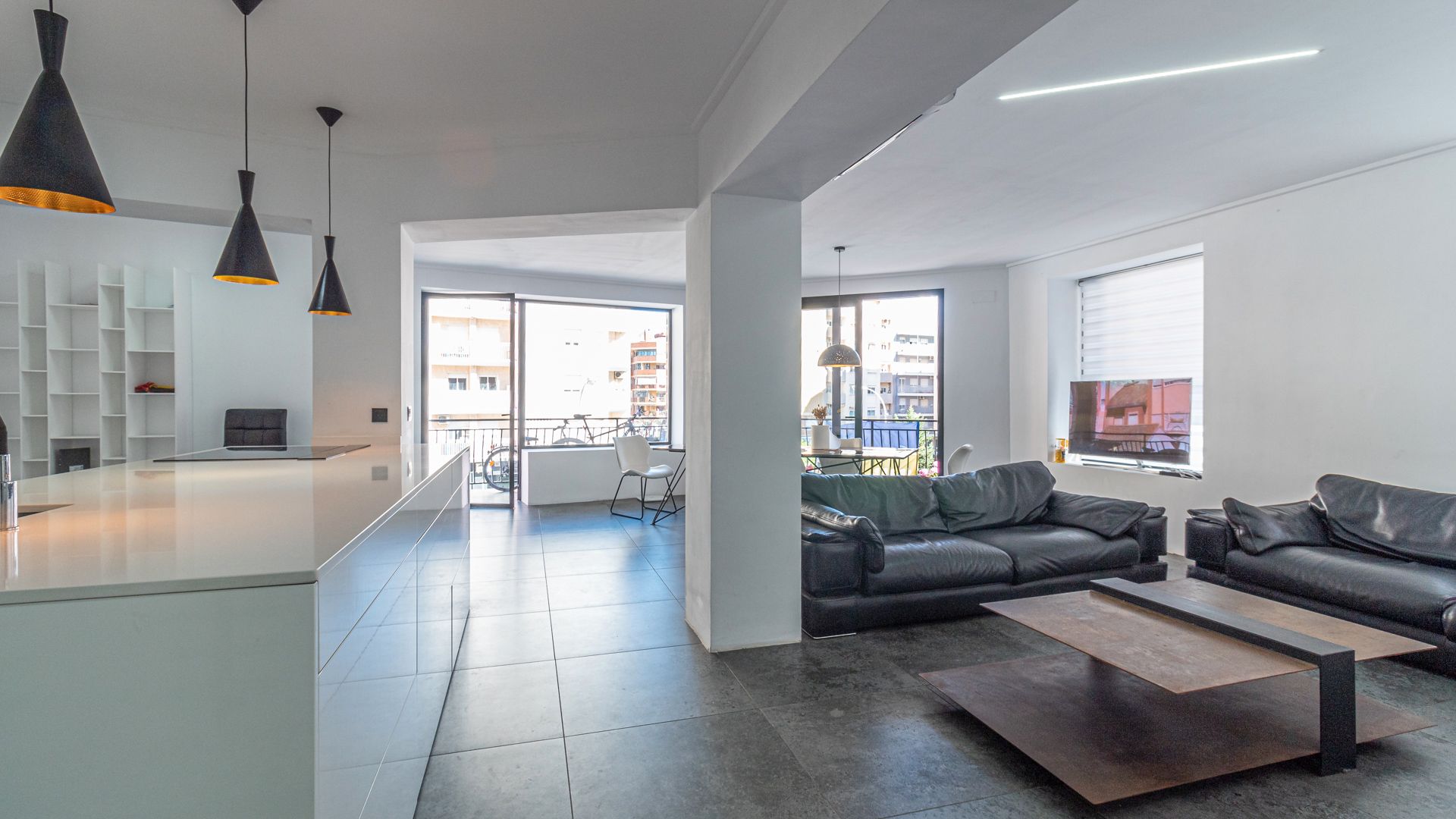 Sala de estar de Piso en venta en Dénia con Calefacción, Terraza y Balcón