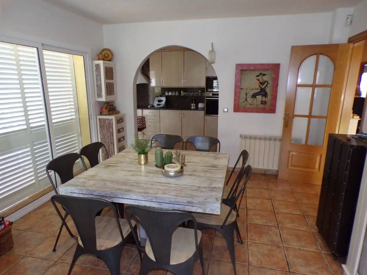Dining room of Houses for sale in Caldes de Malavella  with Heating, Private garden and Swimming Pool