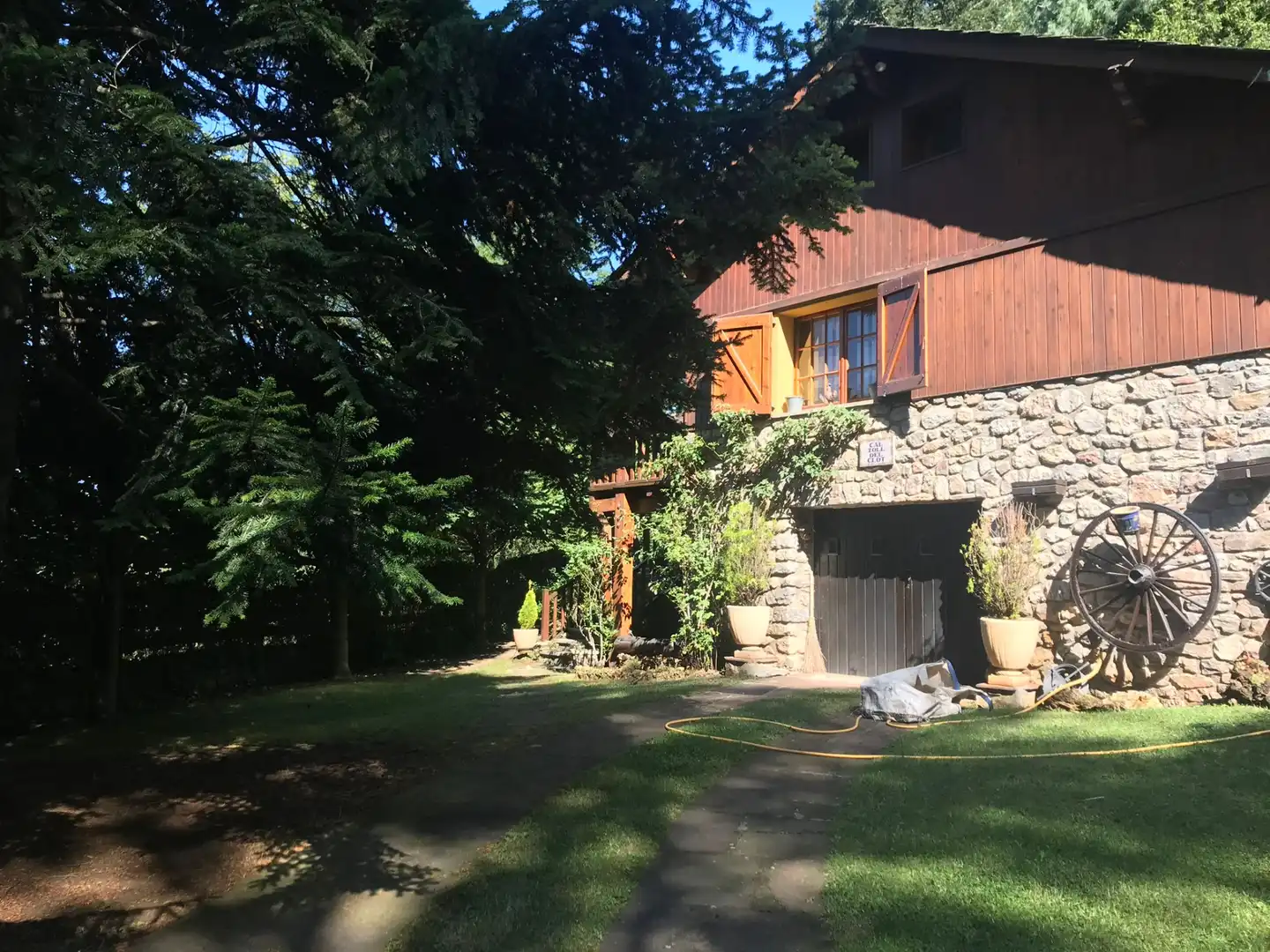 Garden of Country homes for sale in Ribes de Freser  with Heating, Private garden and Parquet flooring