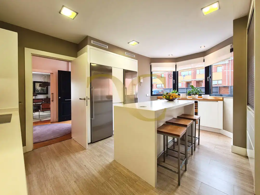 Cocina de Casa o chalet en venta en Siero con Calefacción, Jardín privado y Trastero