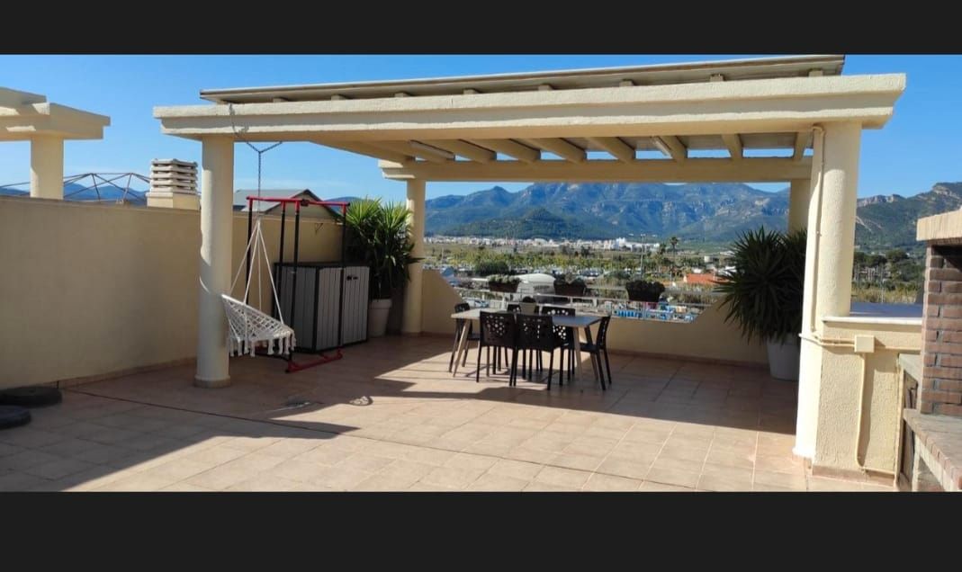 Terrace of Duplex for sale in Xeraco  with Air Conditioner, Furnished and Community pool