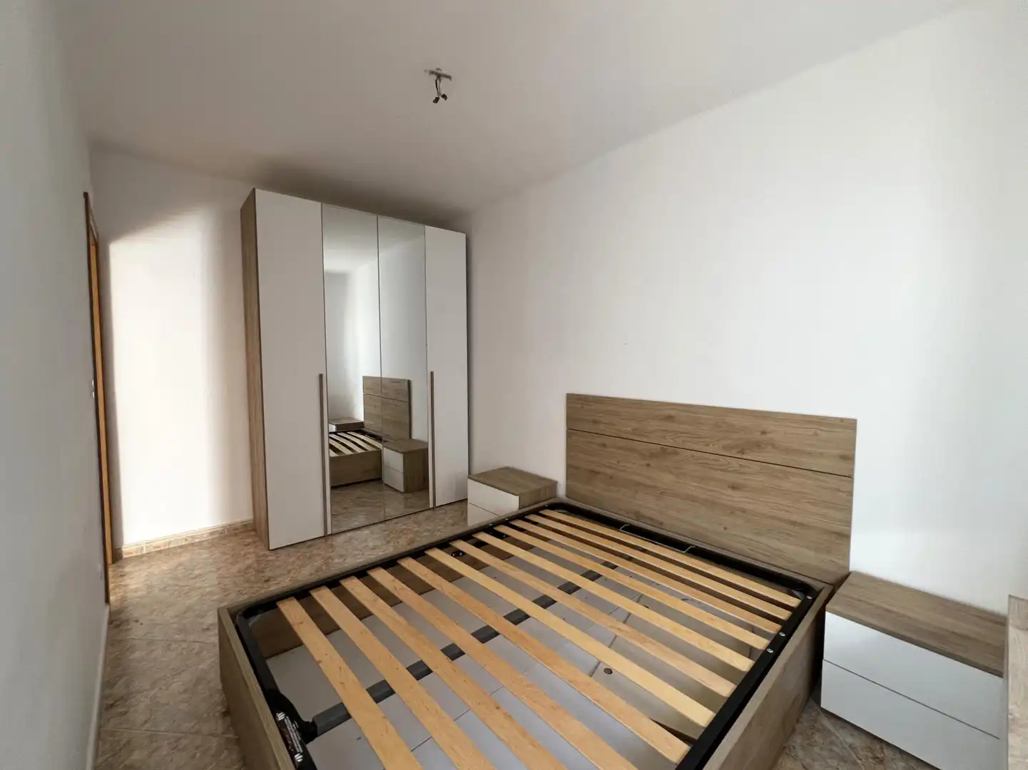 Bedroom of Flat for sale in L'Hospitalet de Llobregat  with Air Conditioner, Heating and Furnished