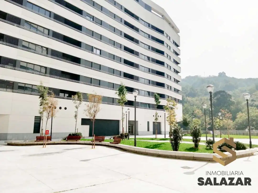 Vista exterior de Ático de alquiler en Bilbao  con Calefacción, Jardín privado y Terraza