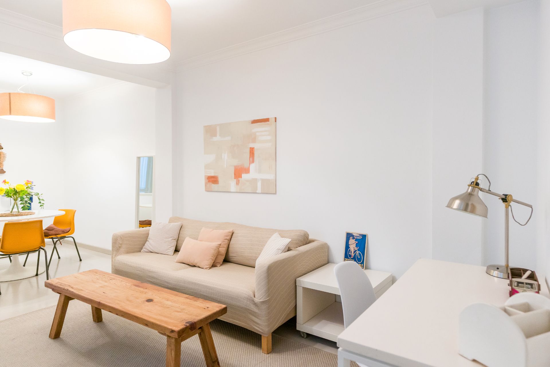 Living room of Flat to rent in Ferrol  with Heating, Furnished and Oven