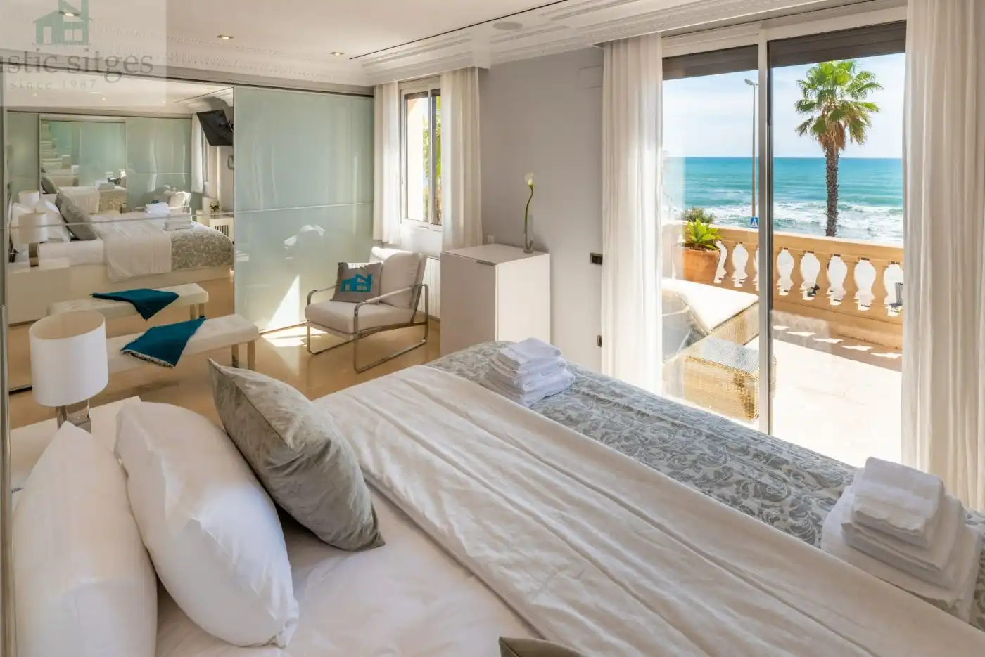 Dormitori de Casa o xalet en venda en Sitges amb Aire condicionat, Calefacció i Jardí privat
