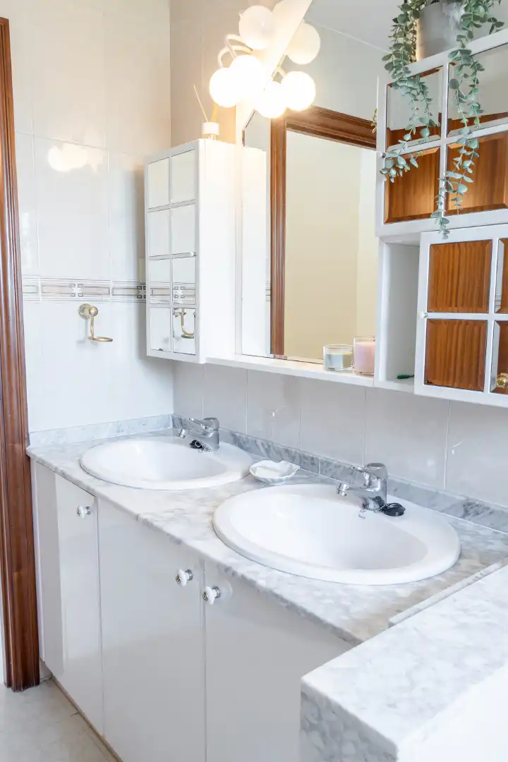 Baño de Casa o chalet en venta en Abrera con Calefacción, Jardín privado y Trastero