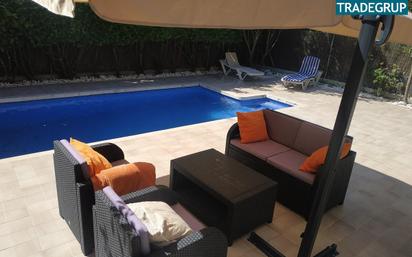 Swimming pool of Single-family semi-detached for sale in Igualada  with Terrace and Swimming Pool