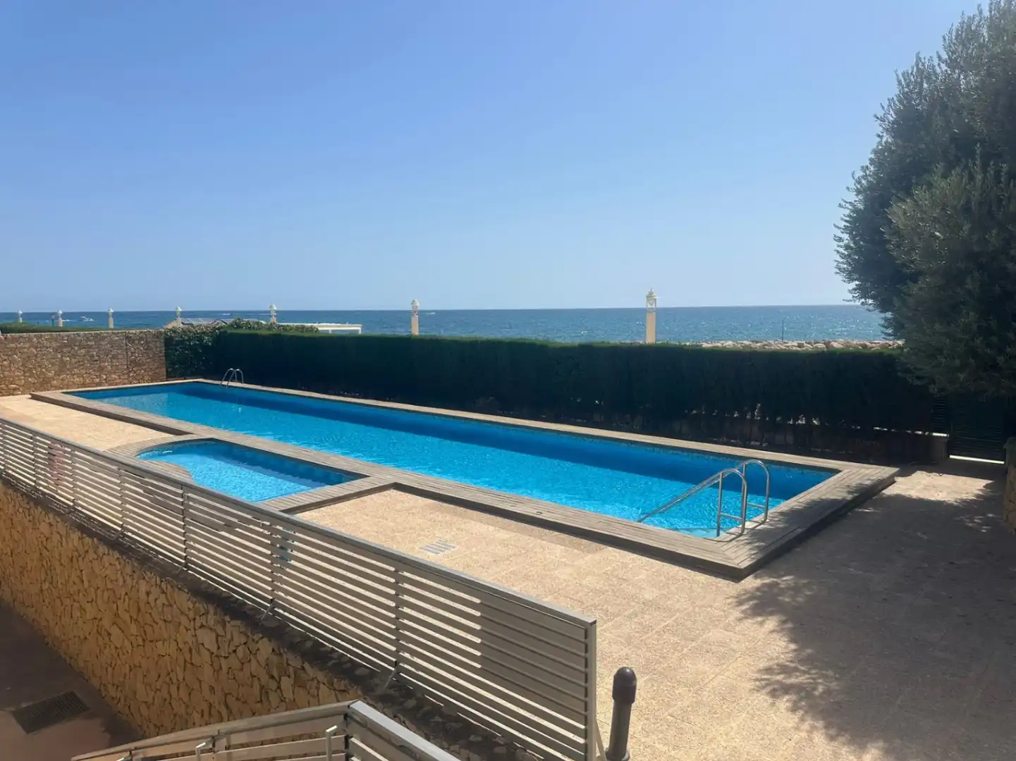 Piscina de Piso de alquiler en Altea con Aire acondicionado, Calefacción y Jardín privado