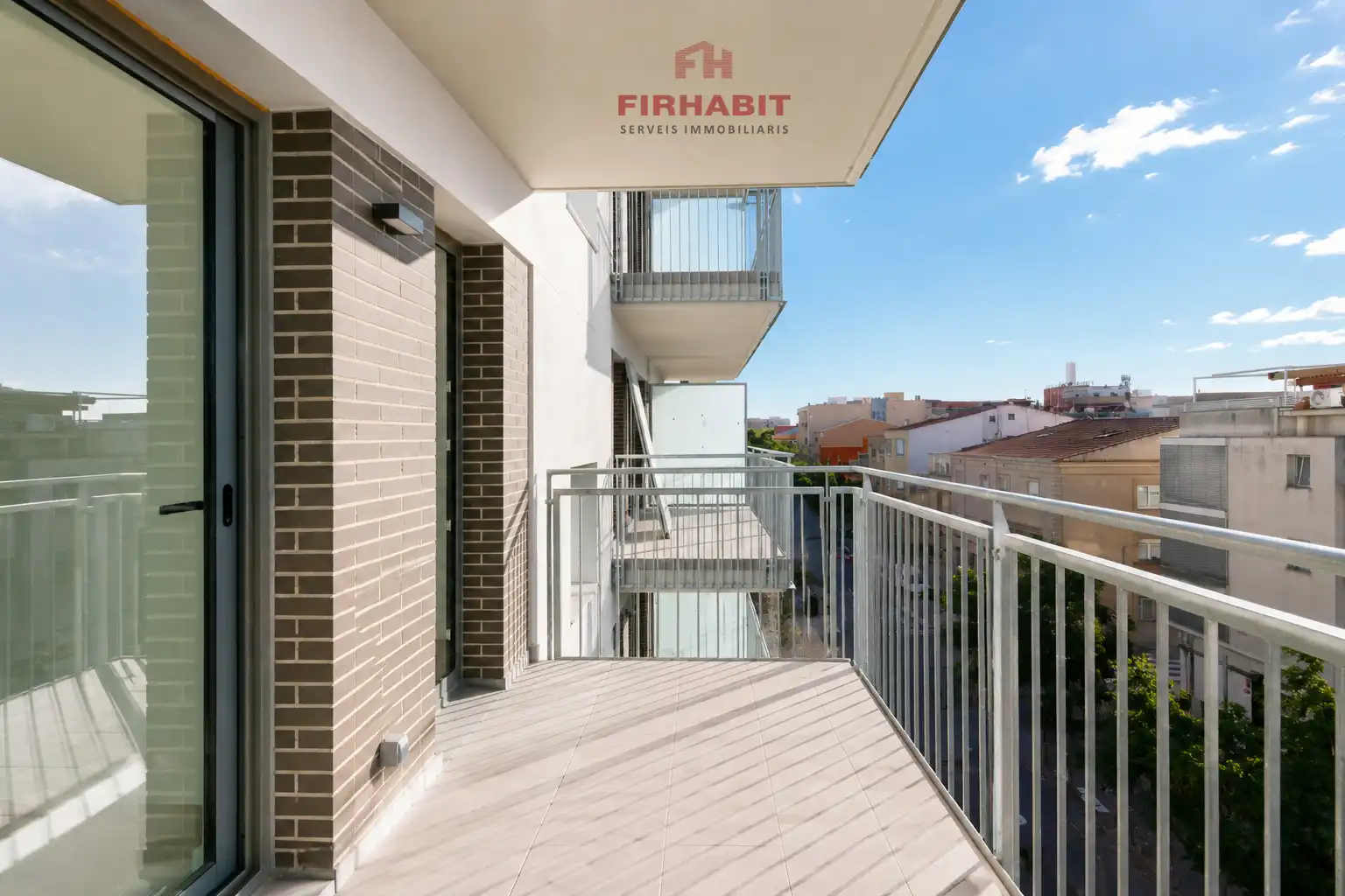 Balcony of Flat for rent in Mataró  with Air Conditioner, Heating and Parquet flooring