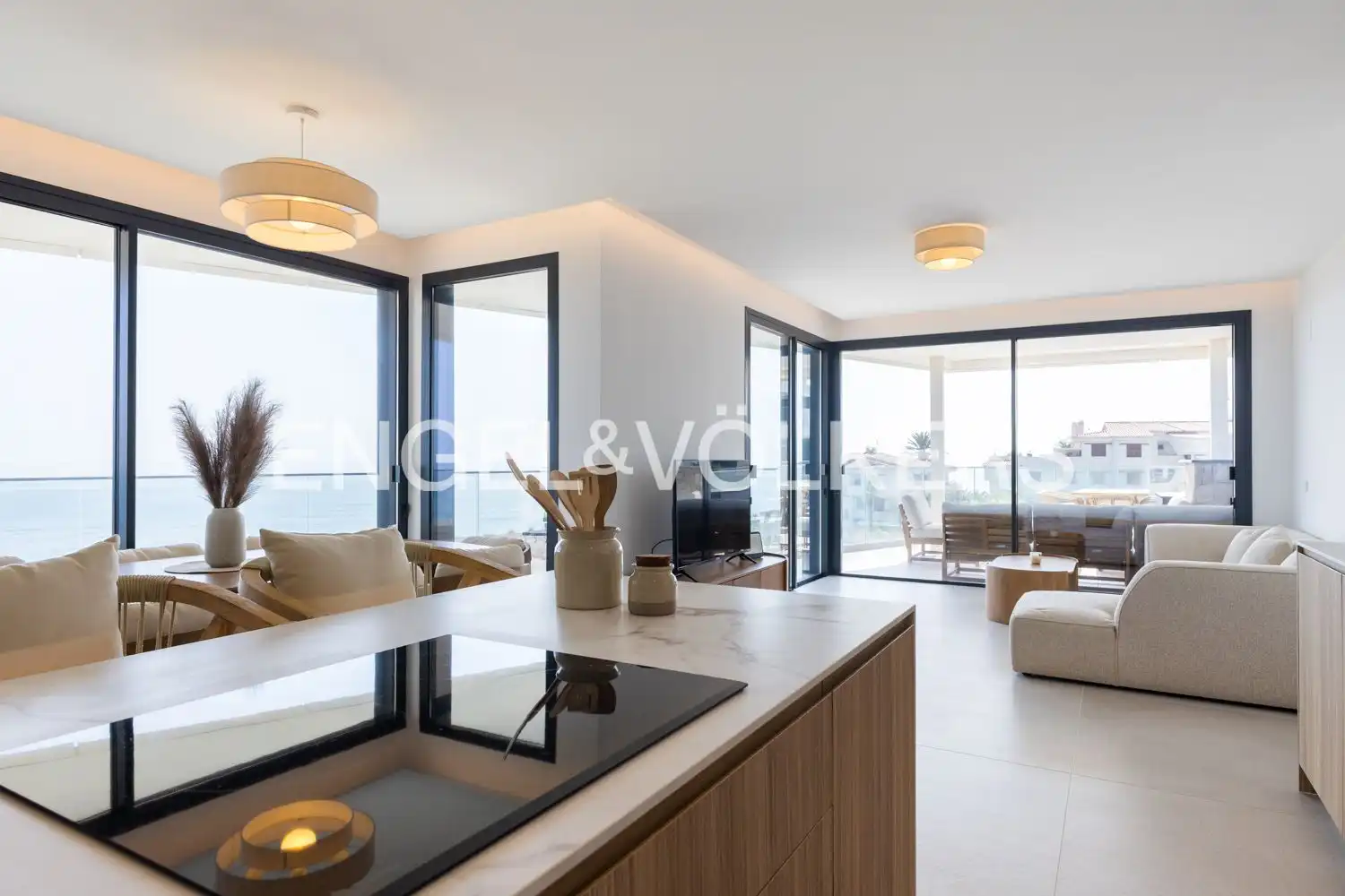 Sala de estar de Ático en venta en Dénia con Aire acondicionado, Calefacción y Jardín privado