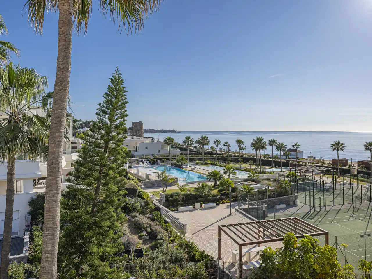Terrace of Duplexes for sale in Estepona  with Air Conditioner, Heating and Terrace