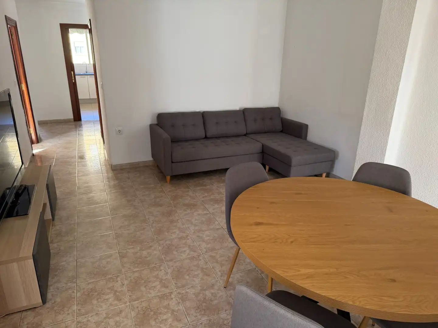 Wohnzimmer von Wohnung zur Miete in Valencia mit Klimaanlage, Möbliert und Waschmaschine