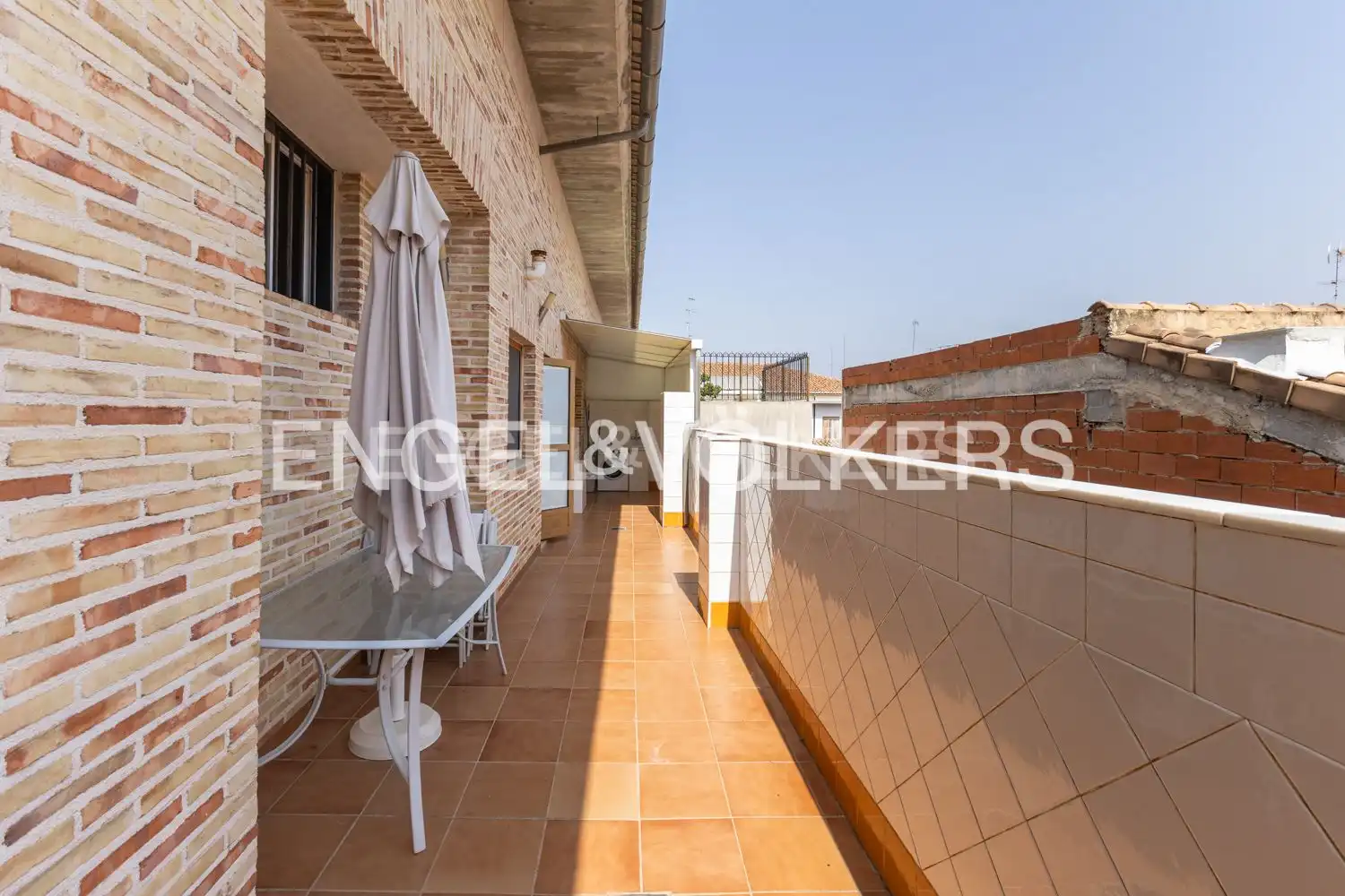 Terraza de Dúplex de alquiler en Alzira con Aire acondicionado, Calefacción y Terraza