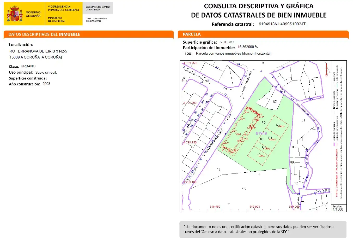 Residential for sale in Rúa Eirís de Arriba, 47, Eirís