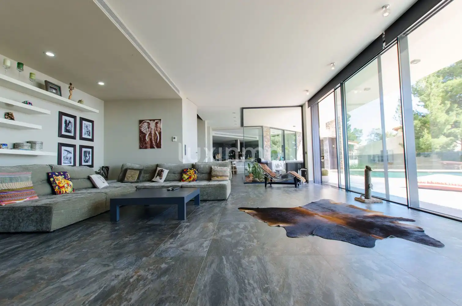 Wohnzimmer von Haus oder Chalet zum Verkauf in Altea mit Klimaanlage, Heizung und Privatgarten