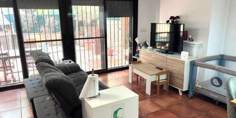 Living room of Single-family semi-detached for sale in Sant Joan d'Alacant  with Air Conditioner, Private garden and Terrace