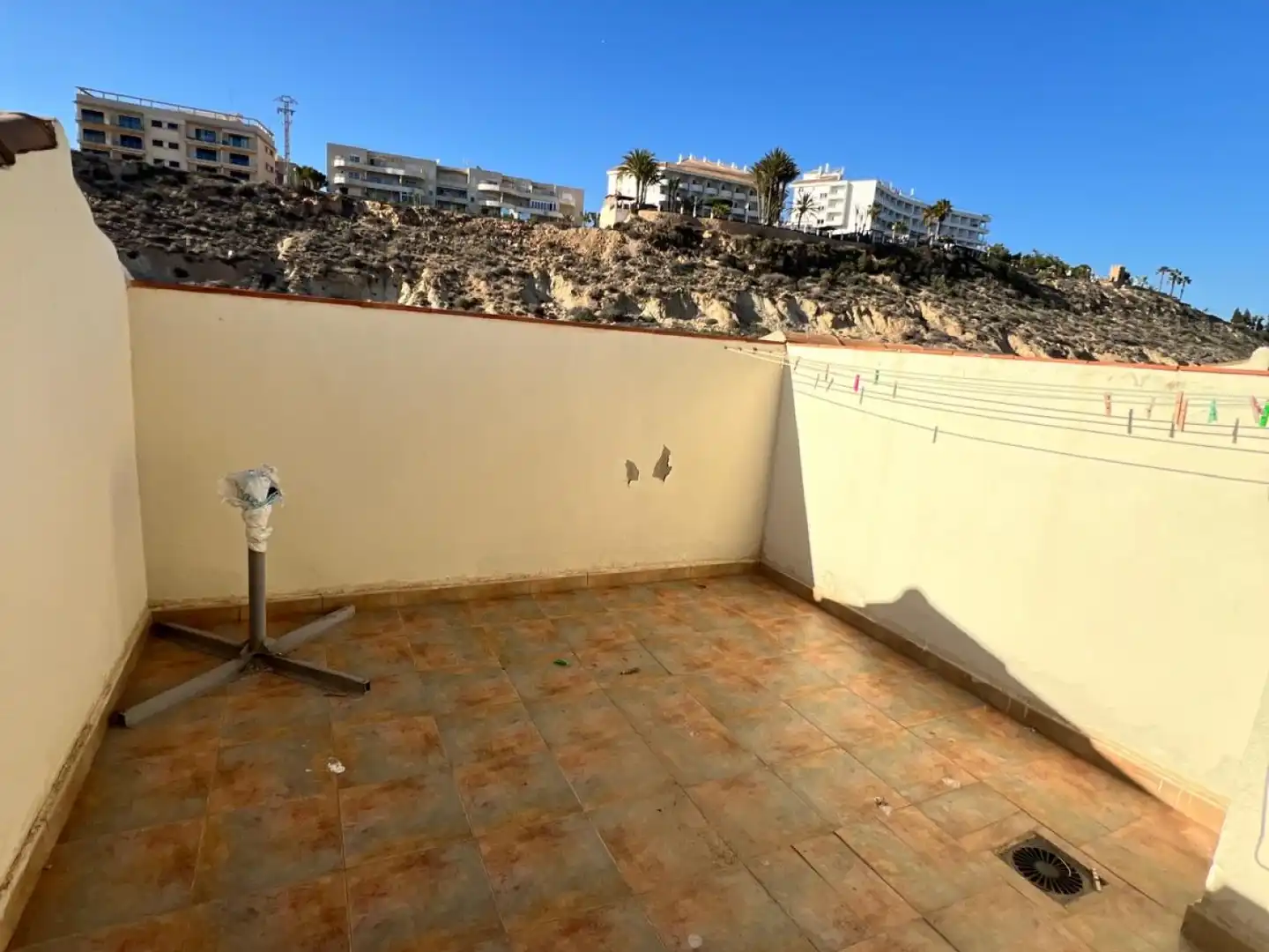 Terraza de Apartamento de alquiler en Mazarrón con Aire acondicionado, Calefacción y Terraza