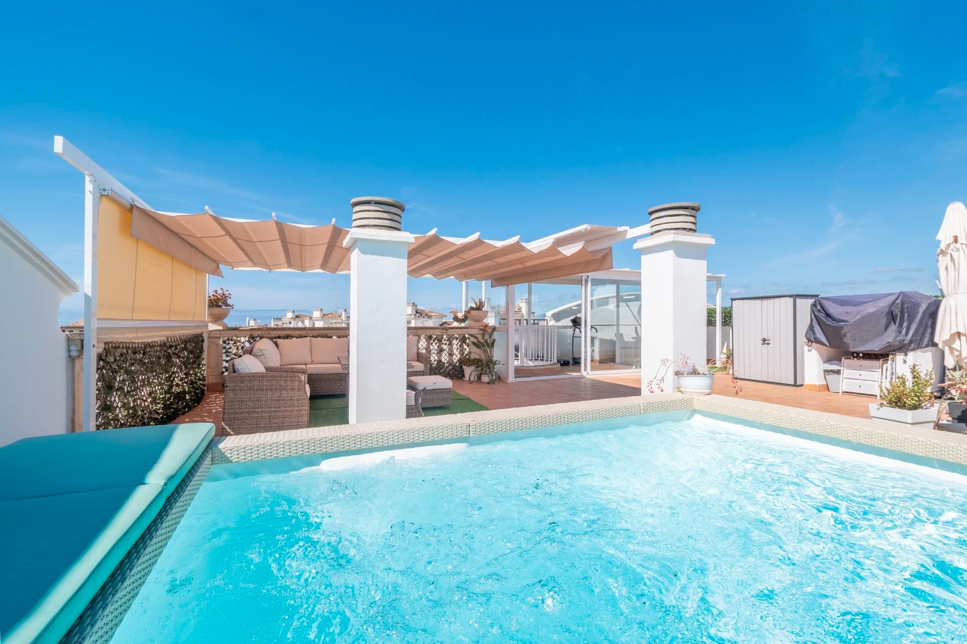 Piscina de Àtic en venda en  Palma de Mallorca amb Aire condicionat, Calefacció i Terrassa