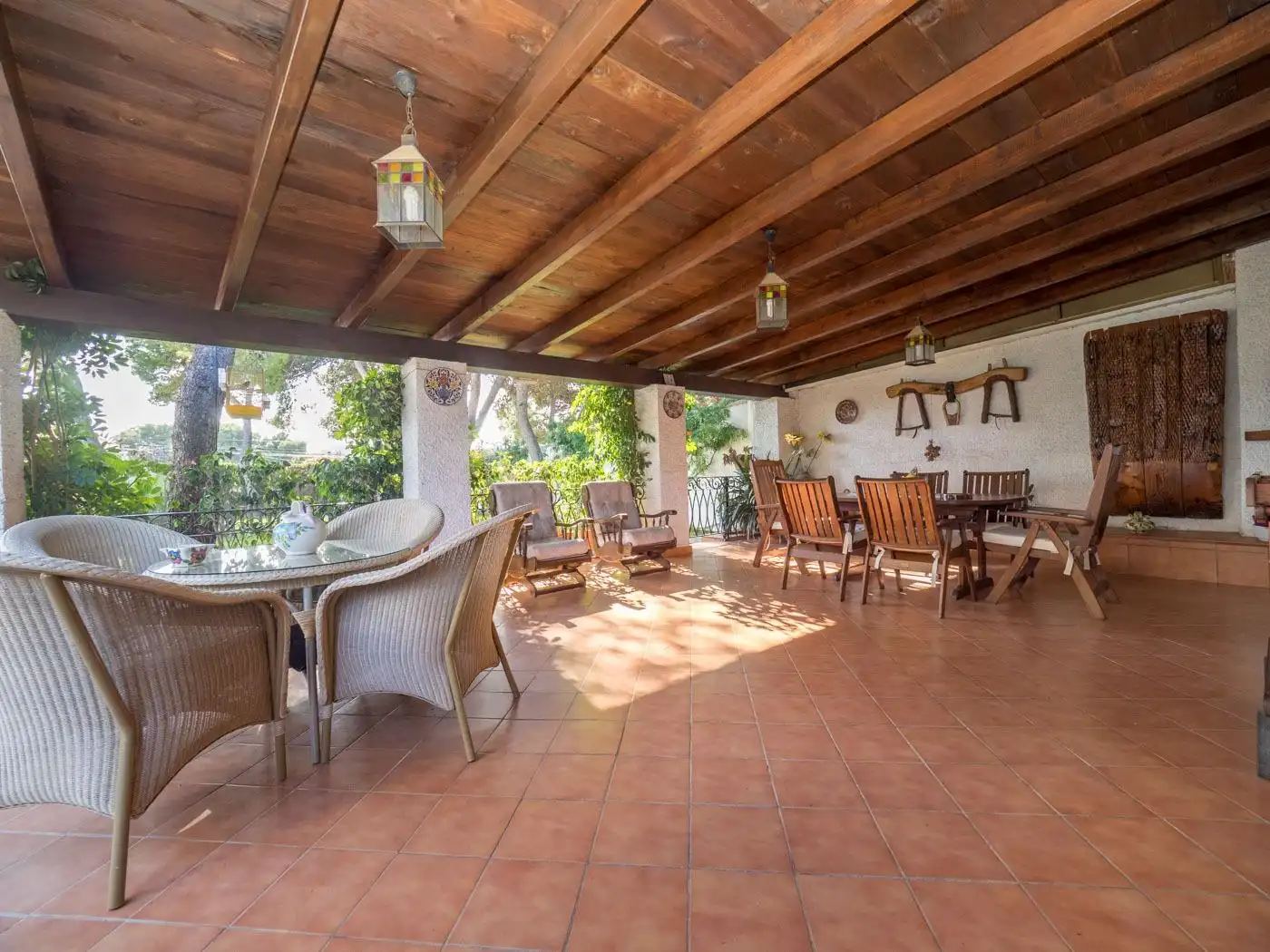 Terrassa de Casa o xalet en venda en Partidas de Alicante
