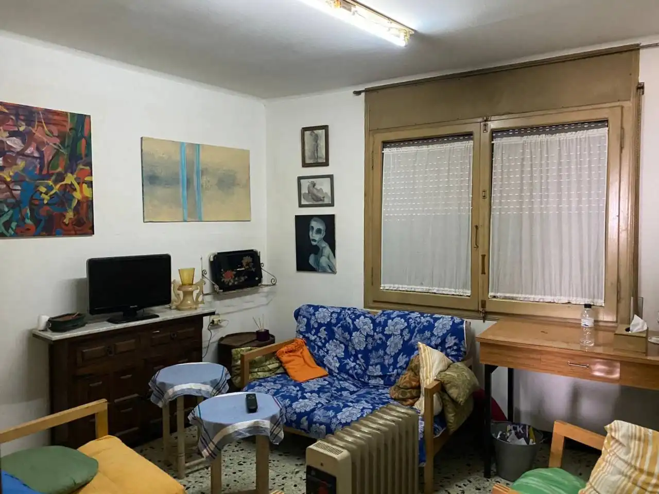 Sala de estar de Casa o chalet en venta en Cervera con Terraza y Amueblado