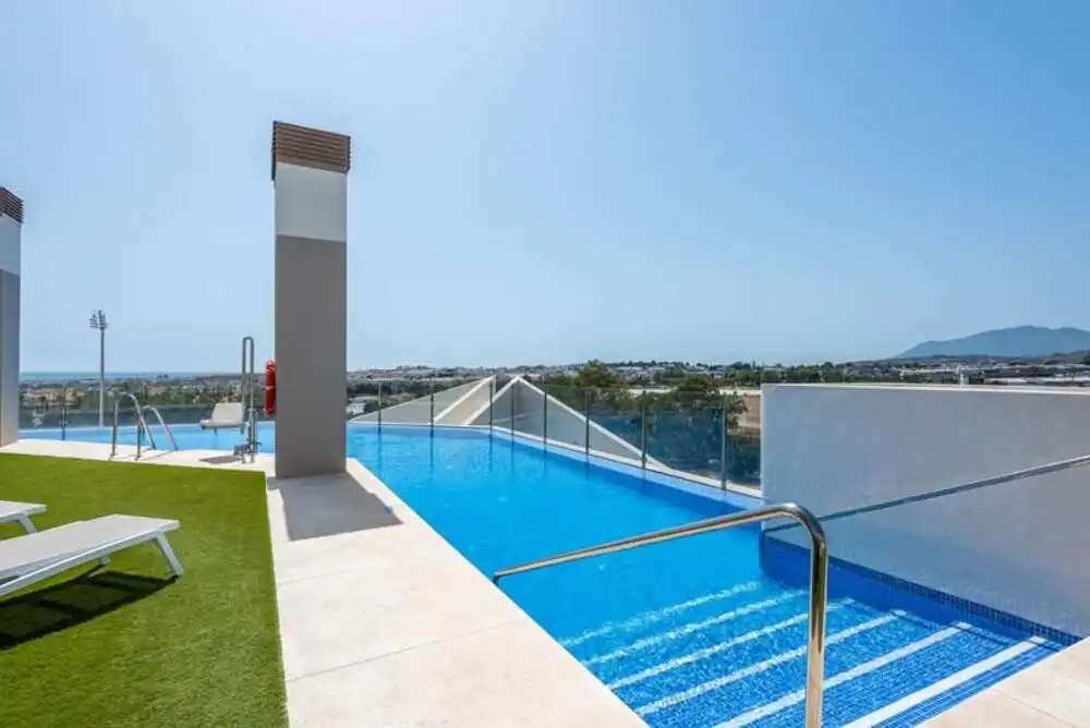 Swimming pool of Apartments for rent in Marbella  with Air Conditioner, Terrace and Swimming Pool
