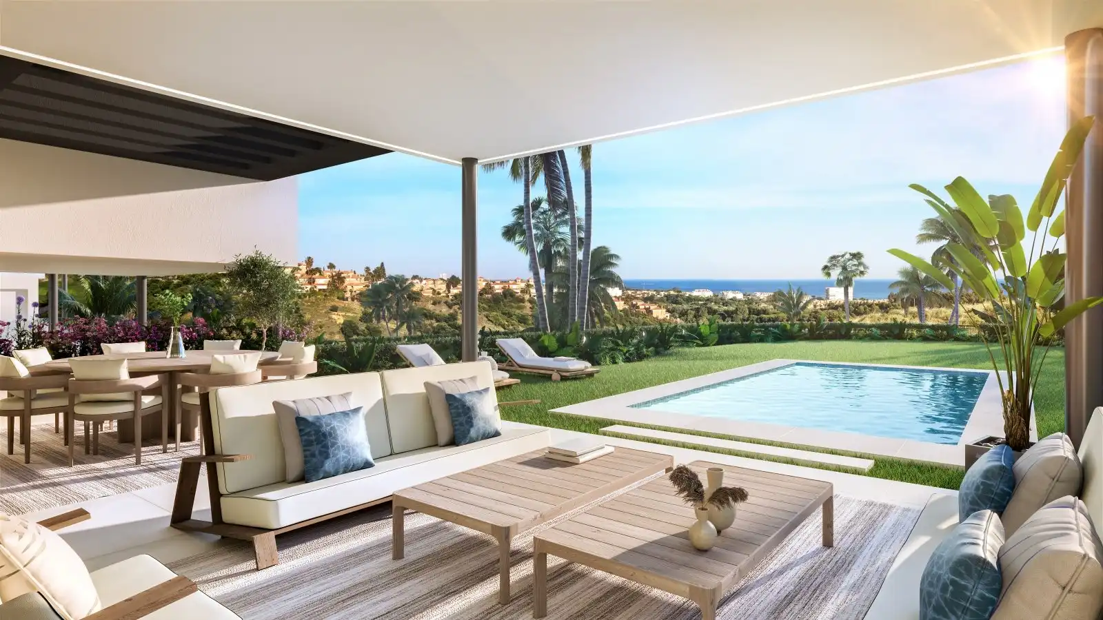 Terraza de Casa o chalet en venta en Marbella con Aire acondicionado, Jardín privado y Terraza