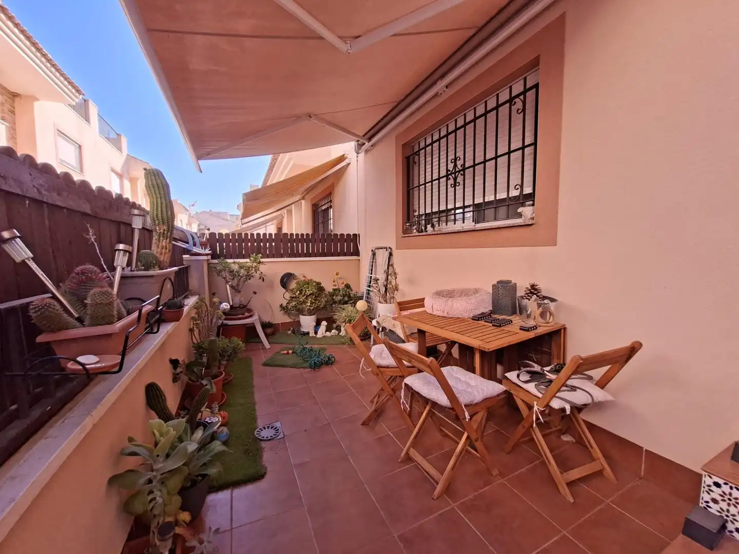 Terrassa de Casa adosada en venda en San Javier amb Aire condicionat, Jardí privat i Terrassa