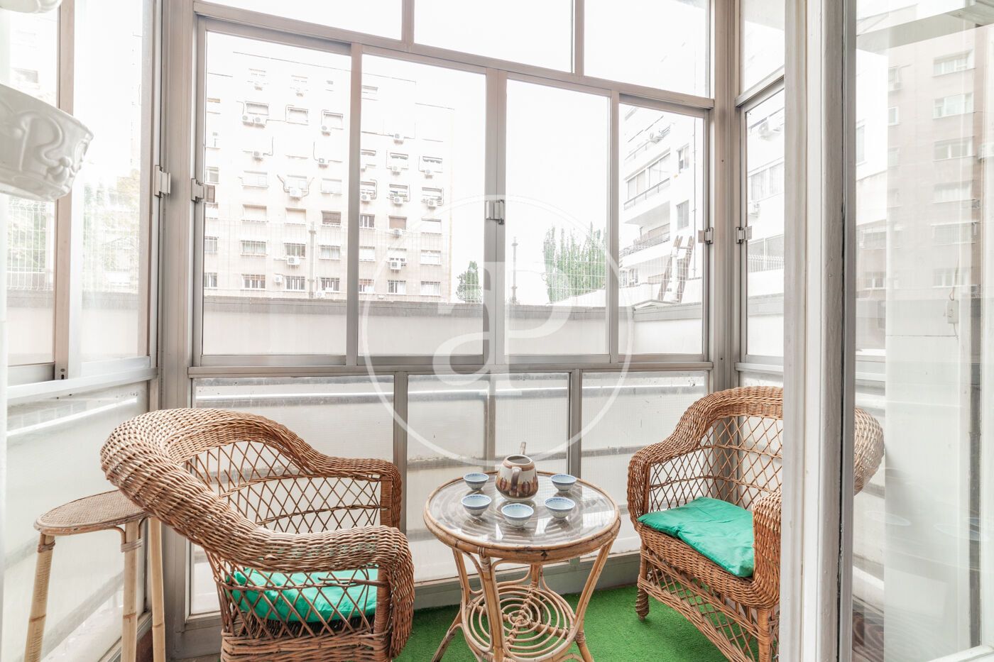 Terrace of Flat for sale in  Madrid Capital  with Heating, Terrace and Storage room