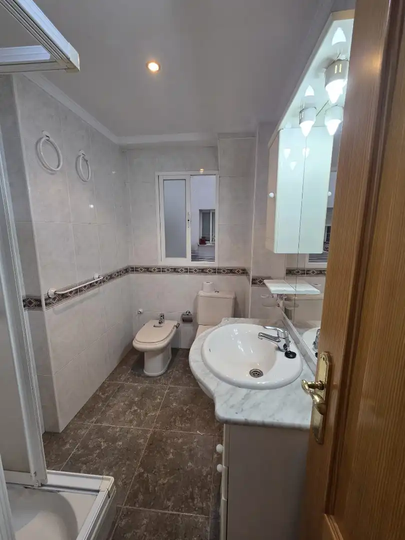 Bathroom of Flat for rent in Granada  with Furnished, Oven and Washing machine