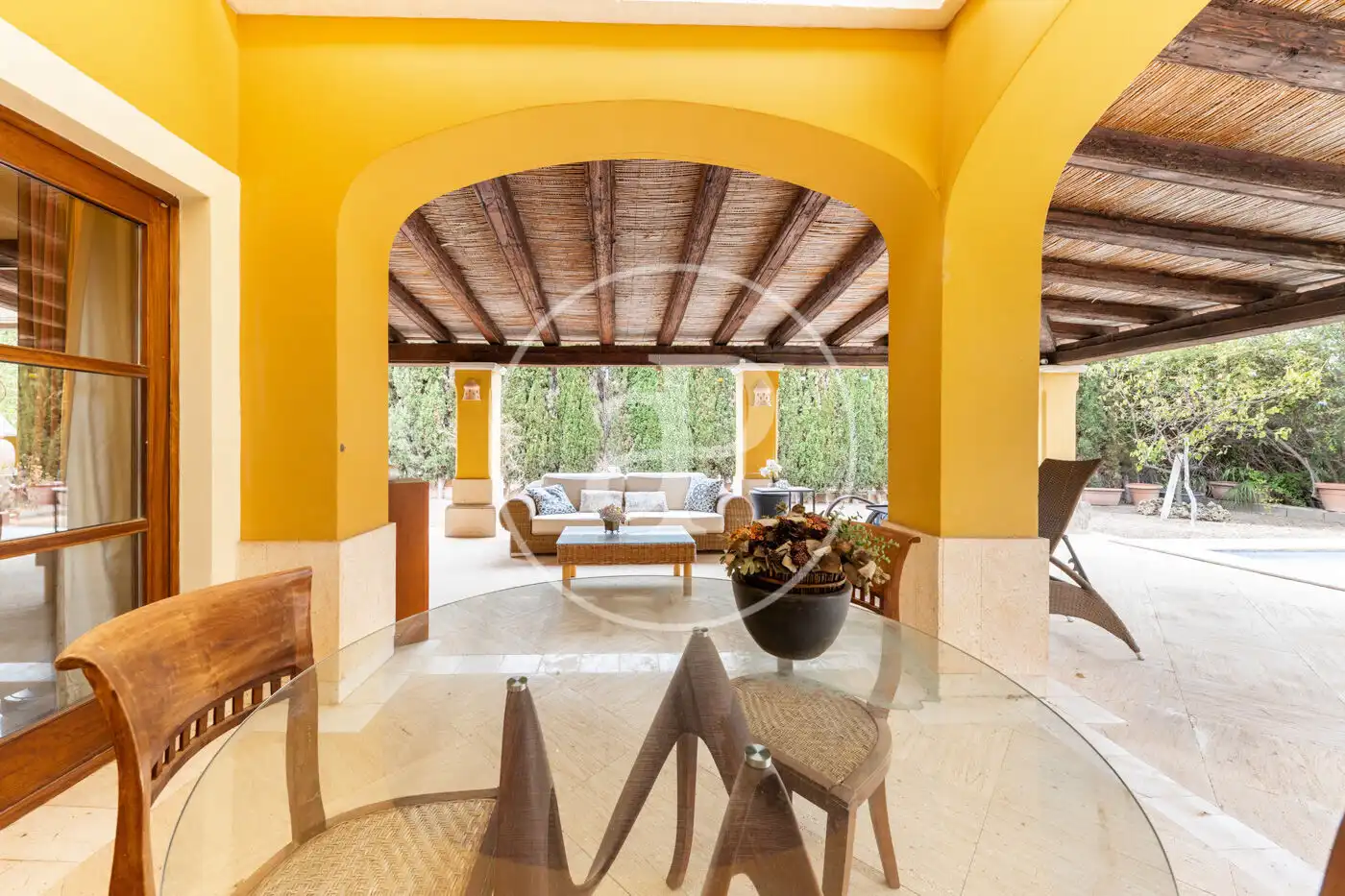 Terraza de Casa o chalet en venta en Calvià con Aire acondicionado, Calefacción y Jardín privado