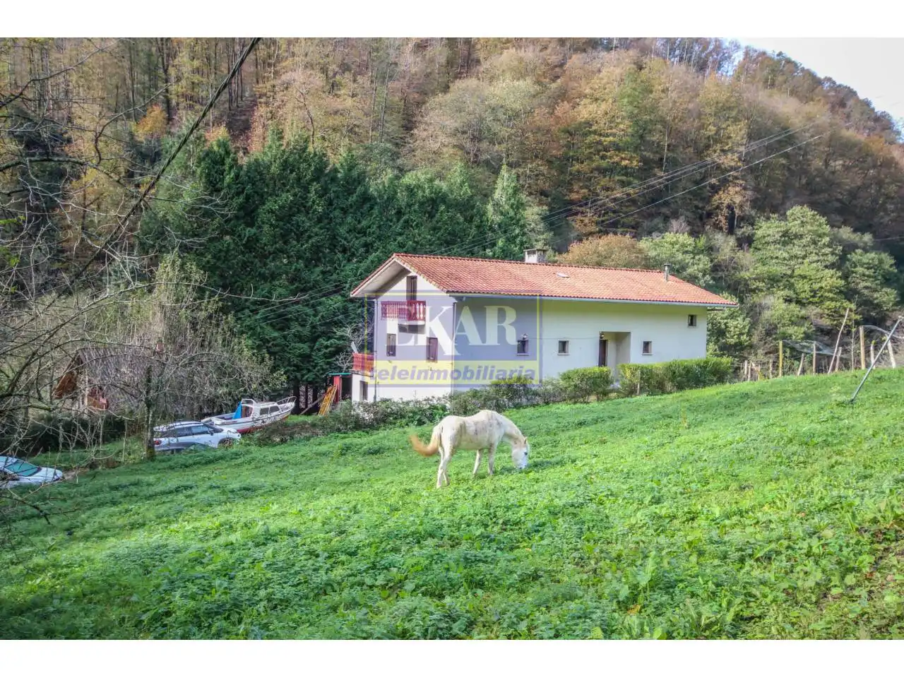 Vista exterior de Casa o chalet en venta en Oiartzun con Calefacción, Jardín privado y Terraza
