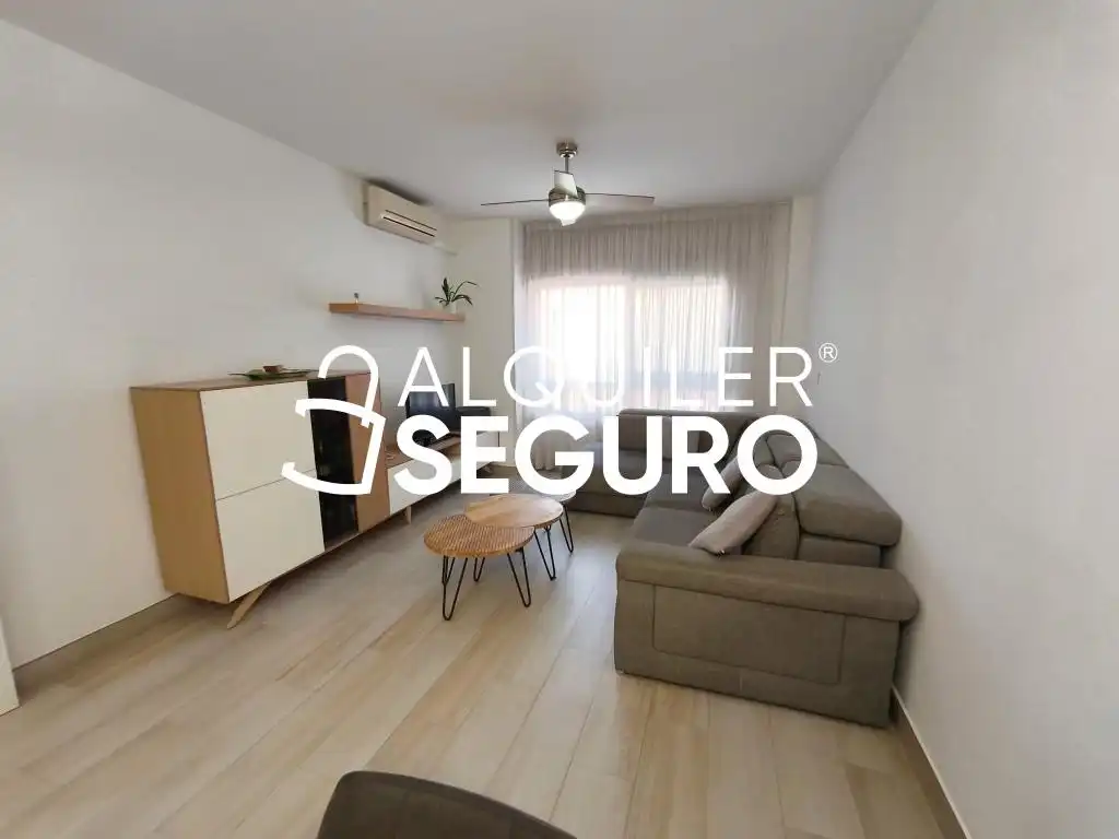 Living room of Flat for rent in Sant Joan d'Alacant  with Air Conditioner, Swimming Pool and Furnished