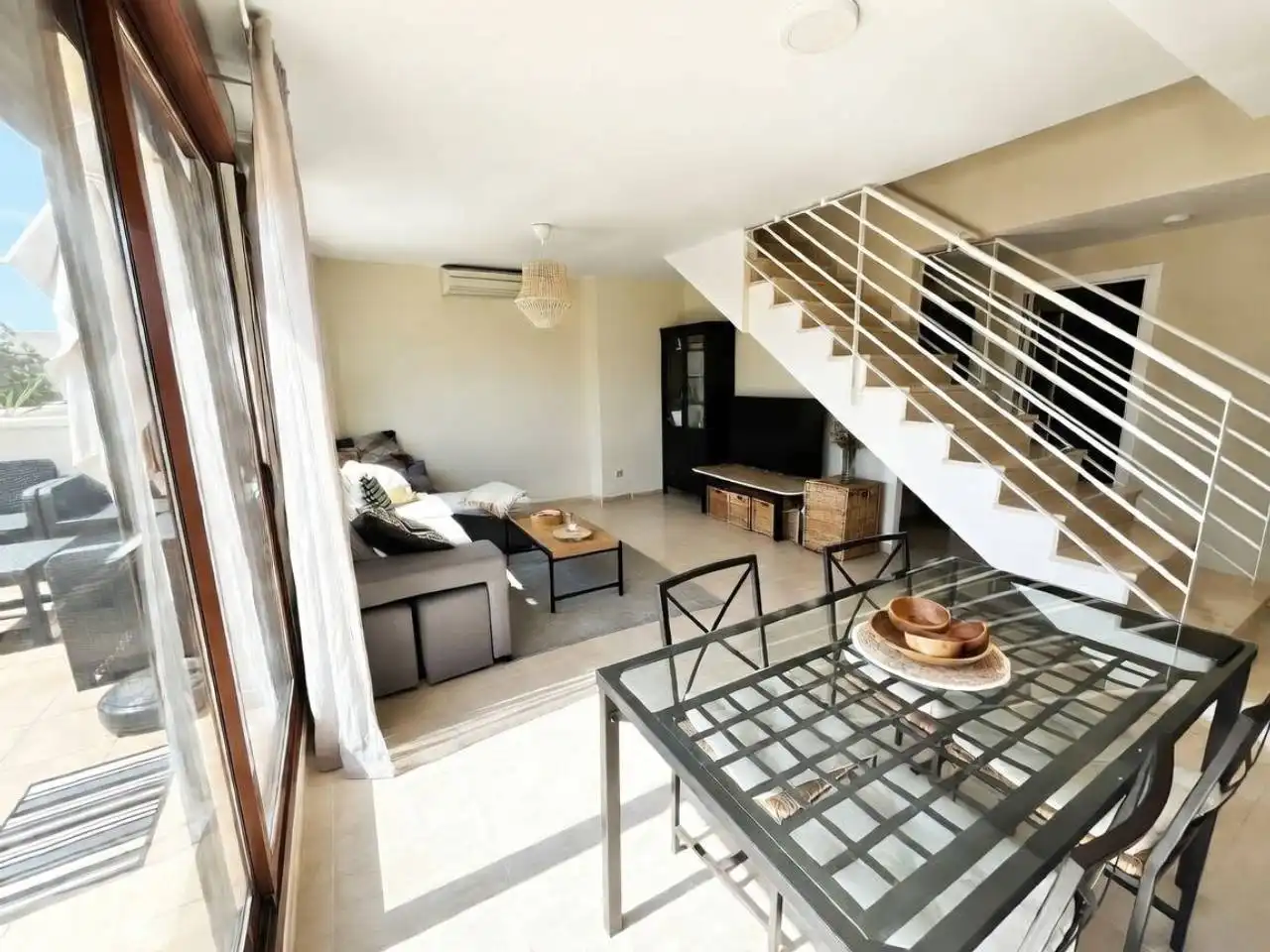 Living room of Attic for rent in San Jorge / Sant Jordi  with Air Conditioner, Heating and Terrace
