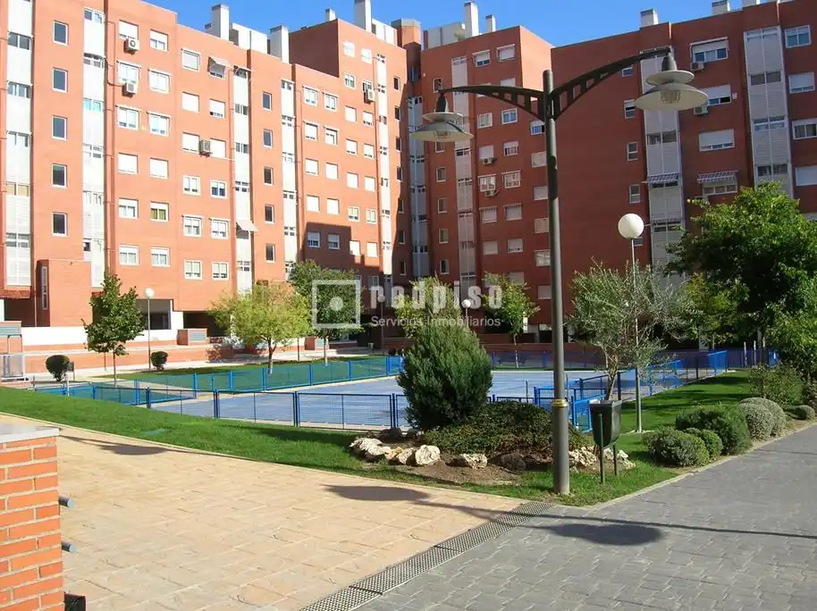 Exterior view of Flat for sale in Madrid  with Air Conditioner, Heating and Private garden
