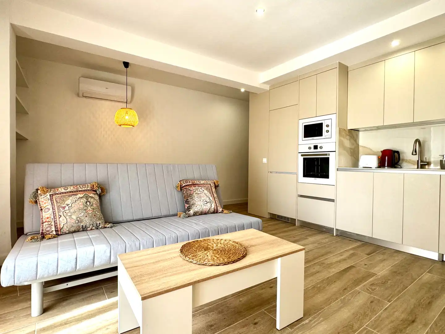 Sala de estar de Apartamento en venta en Cambrils con Aire acondicionado, Amueblado y Horno